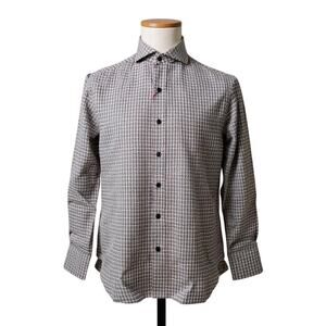 Robert Graham Button Front Shirt Long Sleeve Woven Stretch NORBERT M (15.5)